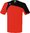 Tennis-Shirt rot/schwarz Gr.S-3XL