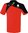 Tennis-Poloshirt rot/schwarz Gr.S-3XL