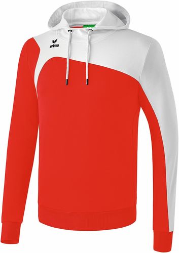 Kapuzensweatshirt rot/weiß Gr.S-3XL