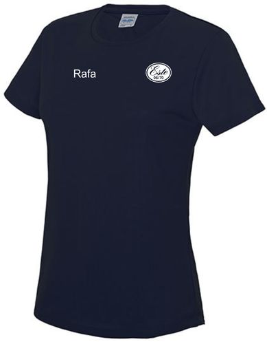 Ladies` Cool Funktionsshirt inkl. Este Logo und Spielername